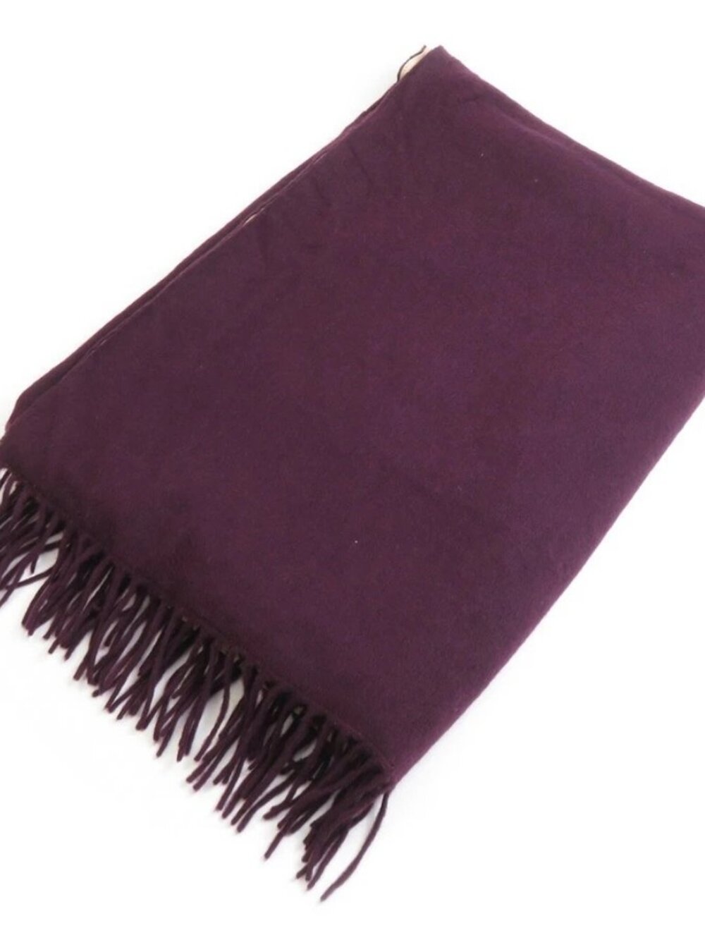 LOEWE Stole Shawl Purple/Beige Cashmere/Goat
